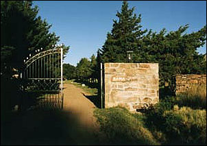 El portn de entrada al parque.
